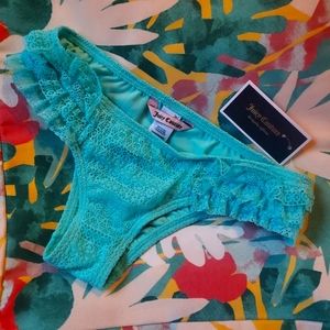 Juicy Couture Ruffle Classic Bikini in Aqua Sky